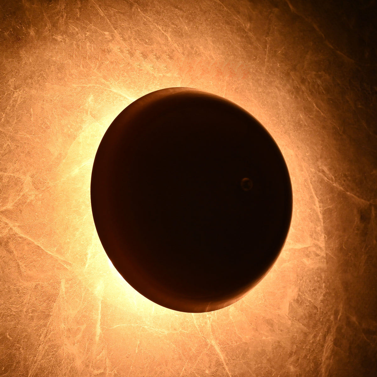 Modern Dome Wall Sconce with Uplifting Glow Effect | Customizable Decorative Ambient Light Fixture - 32599