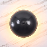 Modern Minimal Dome Wall Sconce with Uplifting Glow | Customizable Decorative Ambient Light Fixture - 32600
