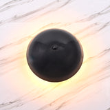 Modern Minimal Dome Wall Sconce with Uplifting Glow | Customizable Decorative Ambient Light Fixture - 32600