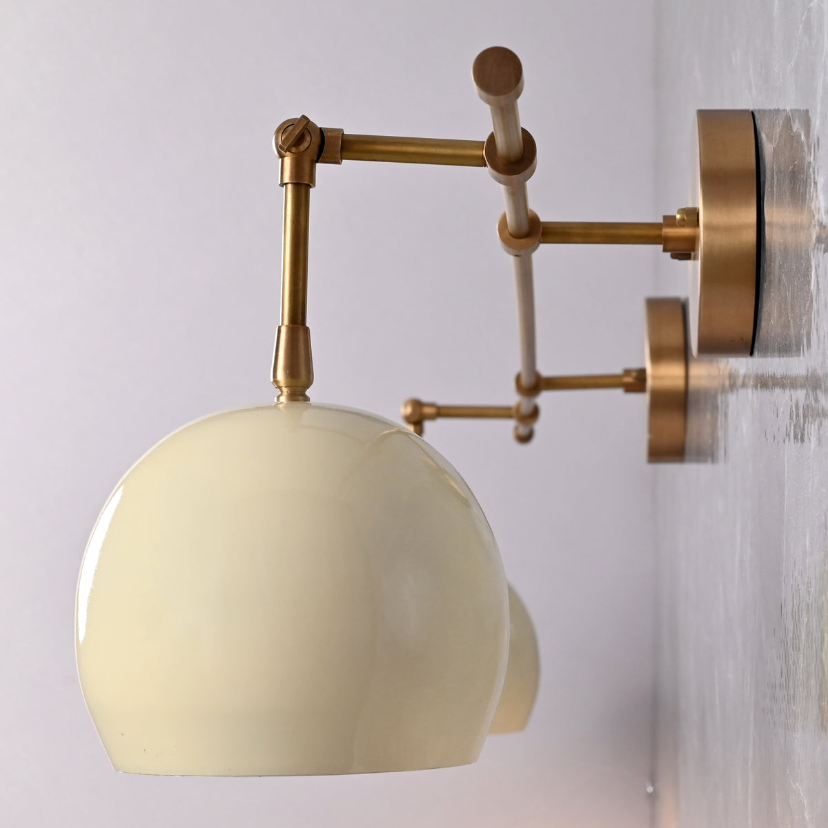 Modern Globe Wall Sconce with Horizontal Bar Design | Customizable 2-Light Decorative Accent Fixture - 32606