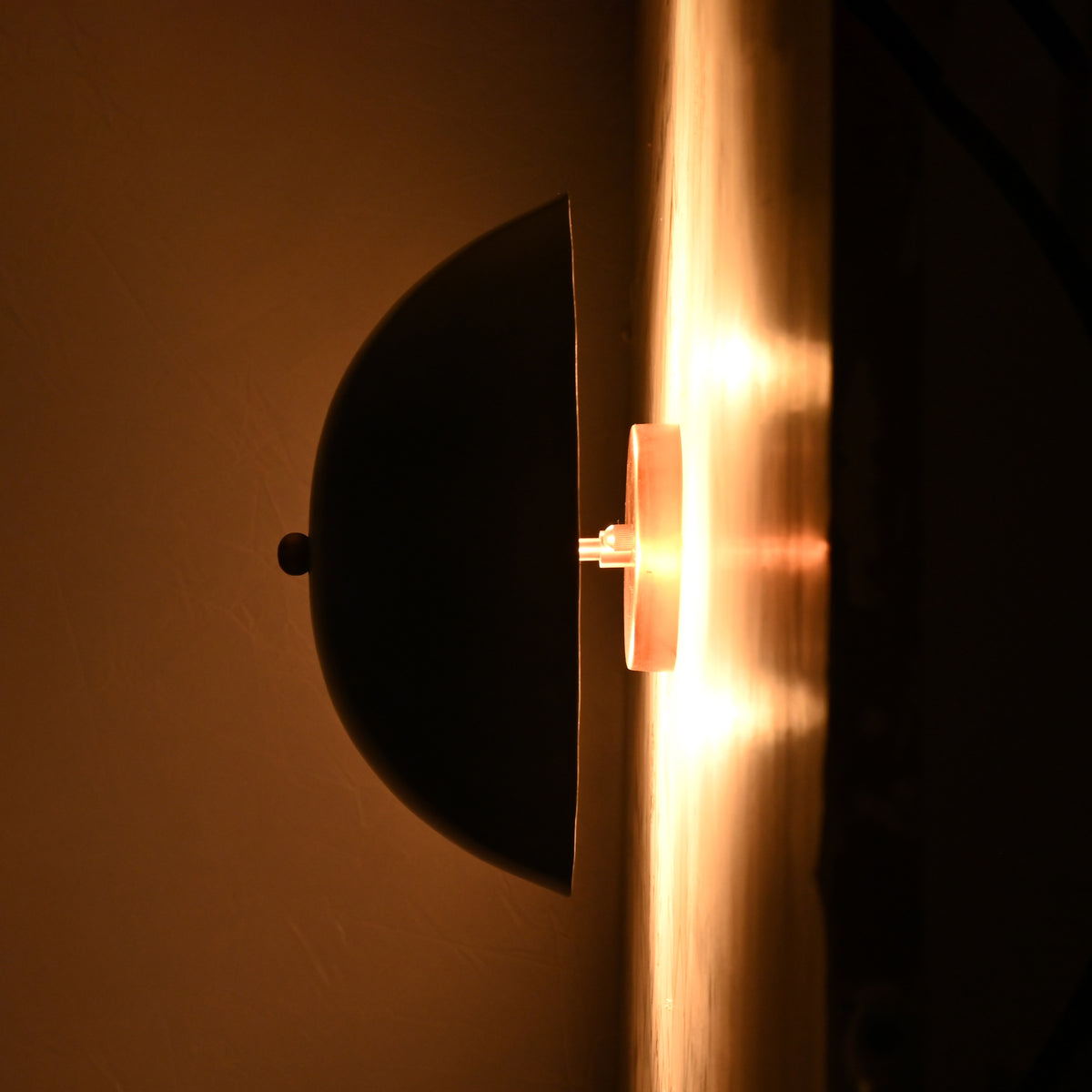 Modern Dome Wall Sconce with Uplifting Light Effect | Customizable Decorative Accent Lighting Fixture - 32608