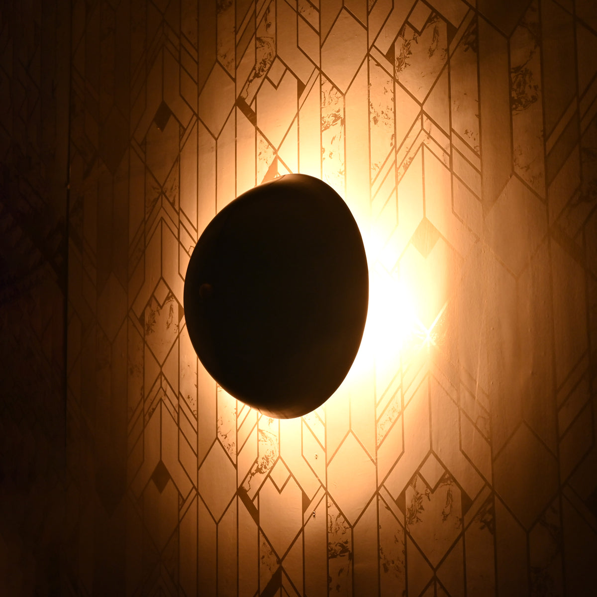 Modern Dome Wall Sconce with Uplifting Light Effect | Customizable Decorative Accent Lighting Fixture - 32608