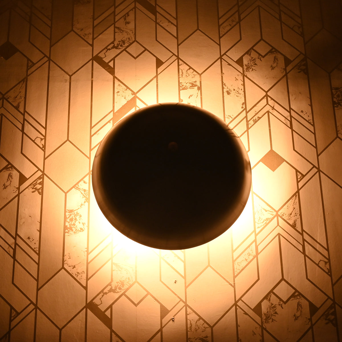 Modern Dome Wall Sconce with Uplifting Light Effect | Customizable Decorative Accent Lighting Fixture - 32608