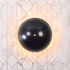 Modern Dome Wall Sconce with Uplifting Light Effect | Customizable Decorative Accent Lighting Fixture - 32608