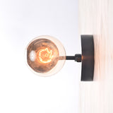 Modern Double Cone Wall Sconce with Exposed Bulbs | Customizable Compact Decorative Light Fixture - 32609