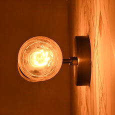 Modern Double Cone Wall Sconce with Exposed Bulbs | Customizable Compact Decorative Light Fixture - 32609