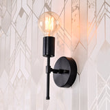 Modern Vertical Wall Sconce with Exposed Bulb Design | Customizable Minimal Decorative Light Fixture - 32610
