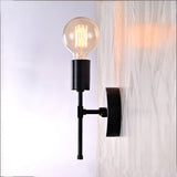 Modern Vertical Wall Sconce with Exposed Bulb Design | Customizable Minimal Decorative Light Fixture - 32610