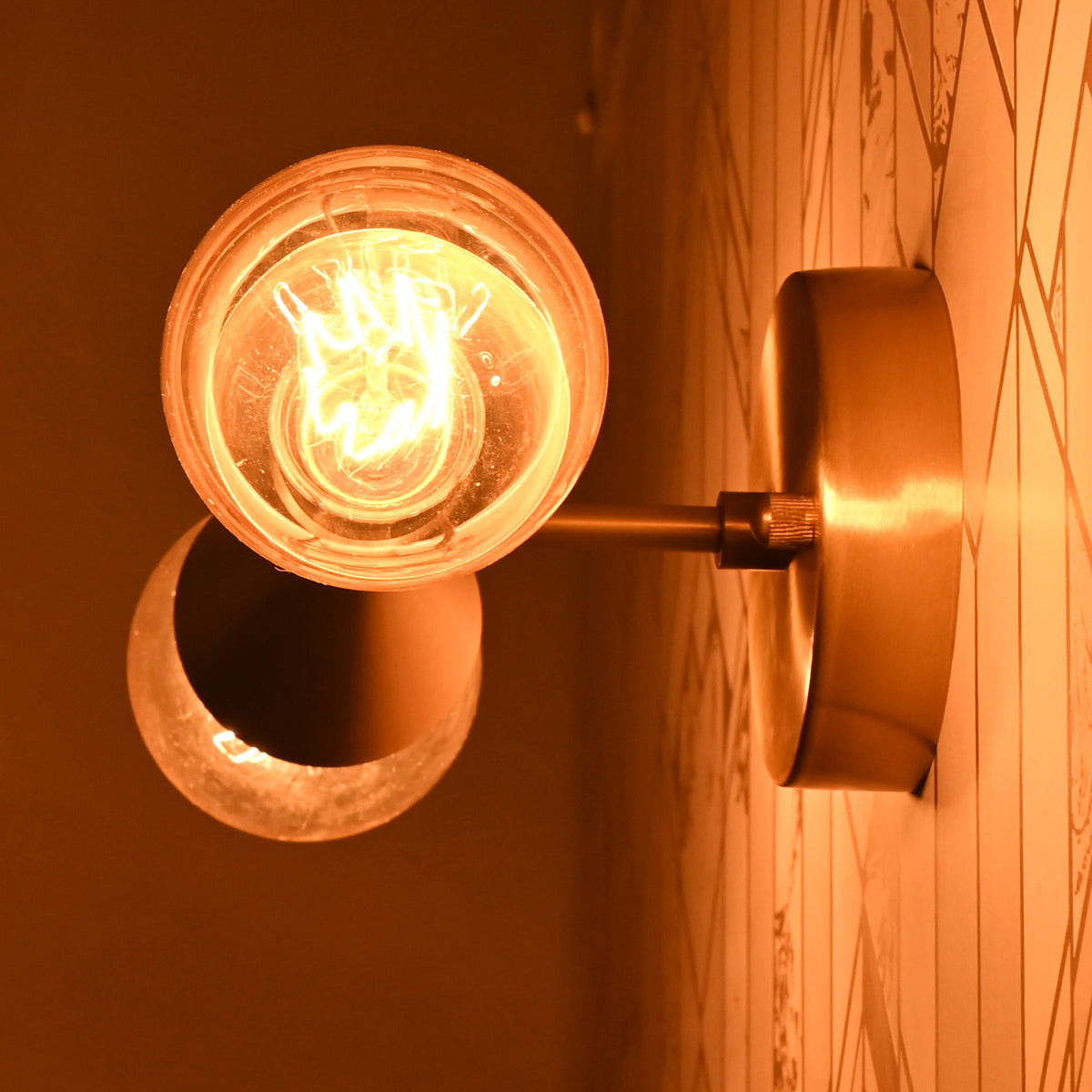 Mid-Century Double Cone Wall Sconce in Symmetrical Design | Customizable Modern Decorative Fixture - 32611