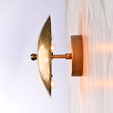 Vintage Dome Wall Sconce with Uplifting Glow Effect | Customizable Compact Decorative Light Fixture - 32612