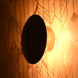 Vintage Dome Wall Sconce with Uplifting Glow Effect | Customizable Compact Decorative Light Fixture - 32612