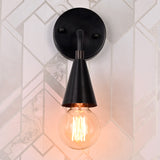 Industrial Cone Shade Wall Sconce | Modern Minimalist Customizable Brass Fixture For Ambient Glow - 32613