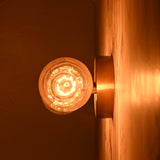 Mid-Century Modern Tube Wall Sconce | Customizable Brass Light Fixture For Vanity Or Hallway - 32614