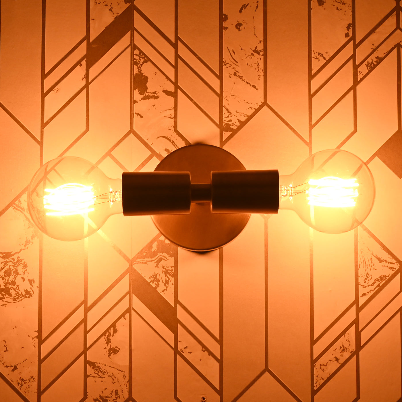 Mid-Century Modern Tube Wall Sconce | Customizable Brass Light Fixture For Vanity Or Hallway - 32614