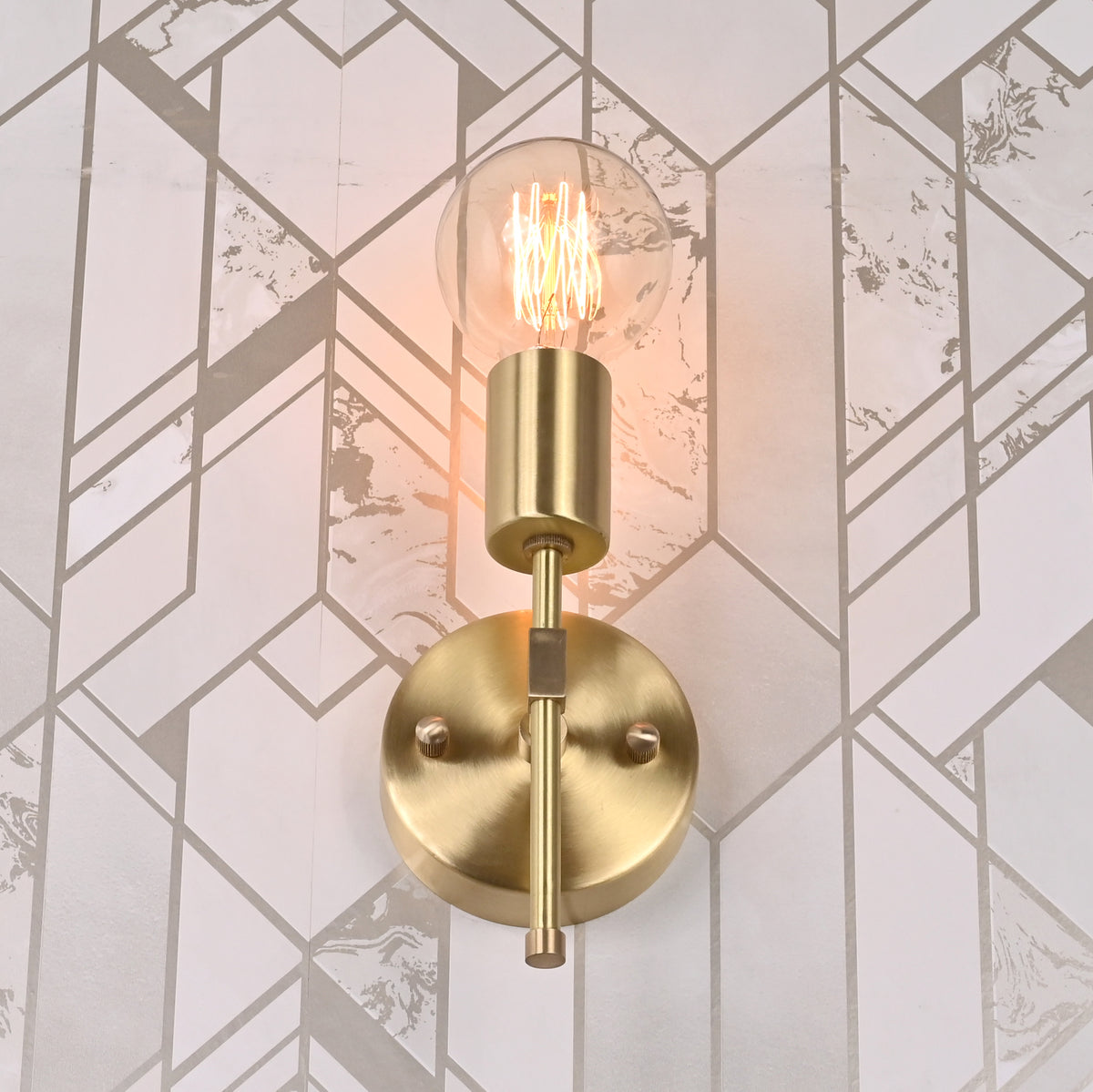 Mid-century modern Sputnik chandelier with 8 lights, brass frame, and teal cone shades