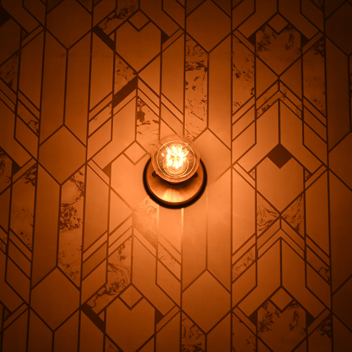 Industrial Minimalist Brass Wall Sconce | Customizable Single-Light Fixture for Modern Home Interiors - 32618