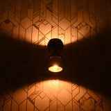 Industrial Modern Double Globe Wall Sconce | Customizable Handcrafted Brass Light Fixture for Interiors - 32620