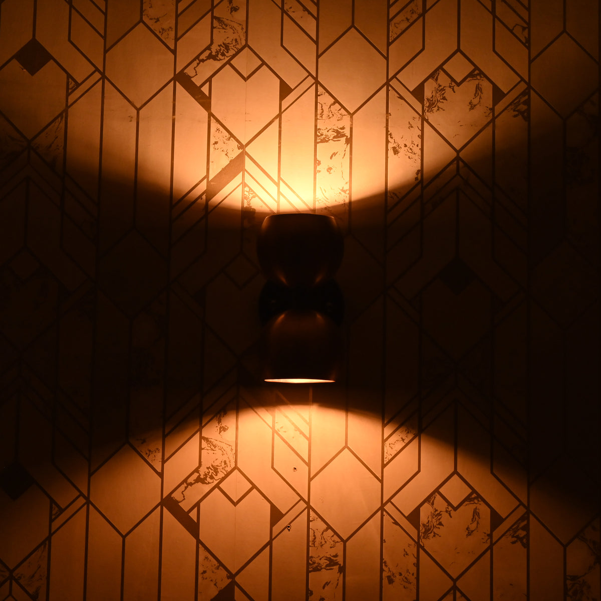 Industrial Modern Double Globe Wall Sconce | Customizable Handcrafted Brass Light Fixture for Interiors - 32620