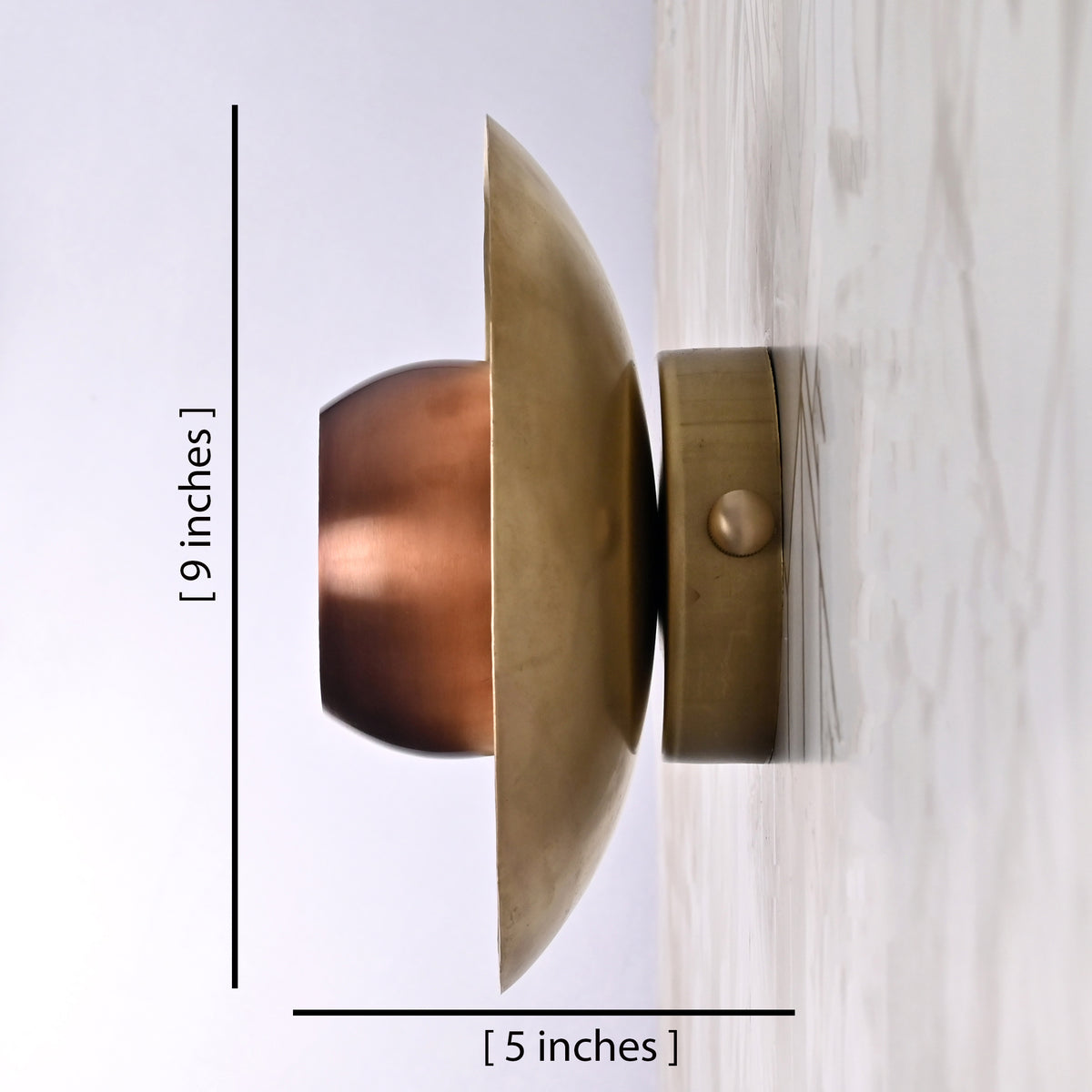 Mid-Century Modern Perforated Dome Wall Sconce | Customizable Brass Fixture for Soft Ambient Glow - 32621