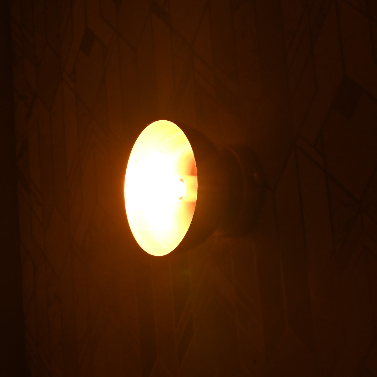 Mid-Century Modern Bowl Wall Sconce | Customizable Brass Fixture for Hallway, Vanity, or Accent Use - 32622