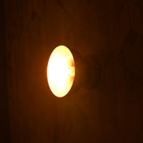 Mid-Century Modern Bowl Wall Sconce | Customizable Brass Fixture for Hallway, Vanity, or Accent Use - 32622