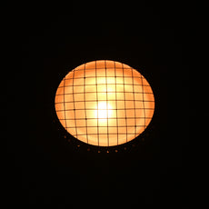 Bold Industrial Glow with a Vintage Brass Mesh Accent by Brass Leaf Studio 32624