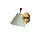 Ivory Modern Brass Tapered Wall Sconce – 1 Light – 8 Inch – Model 32702