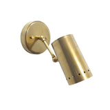 Milan Adjustable Cylinder Wall Sconce – Perforated Shade – 10 Inch – Model 32772
