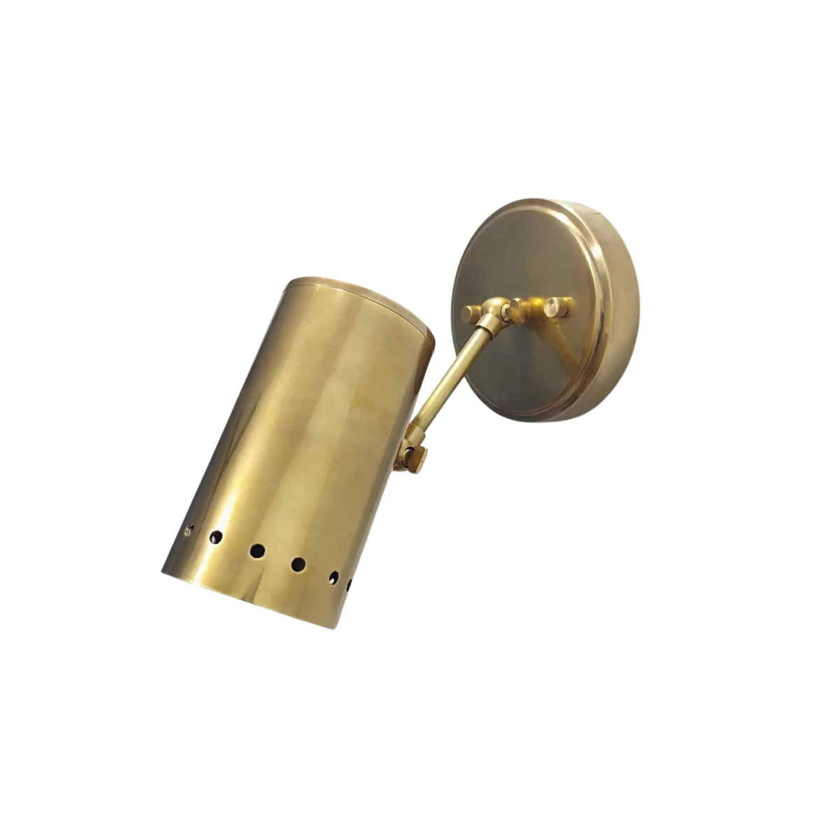 Milan Adjustable Cylinder Wall Sconce – Perforated Shade – 10 Inch – Model 32772