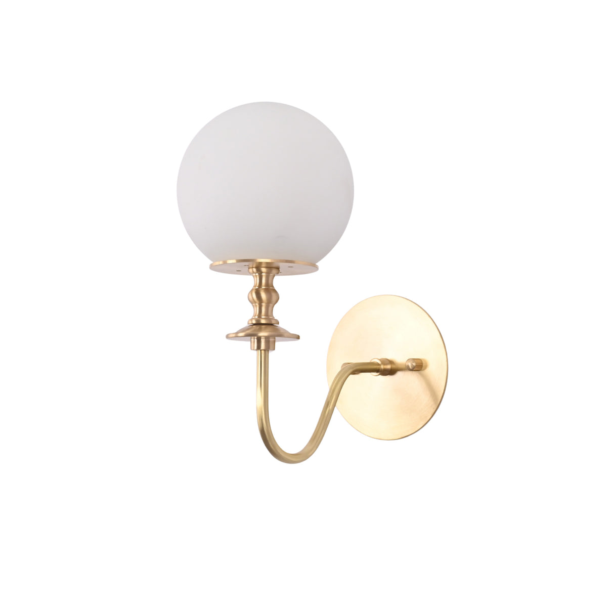 Verona Modern Globe Glass Wall Sconce – Single Light – 11 Inch – Model 32828