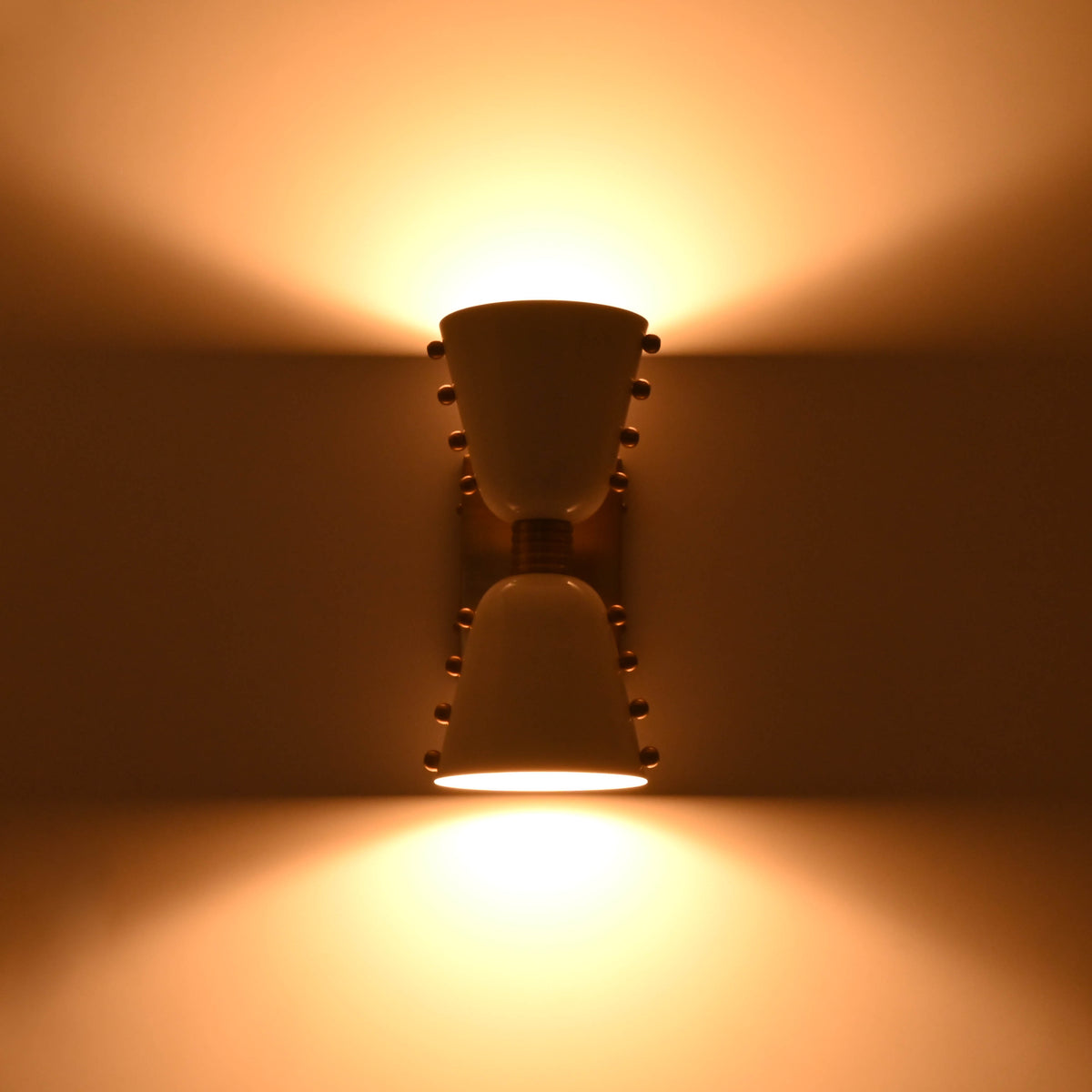 Luma Diabolo 2-Light Wall Sconce – Solid Brass Up Down Fixture – Model 32932