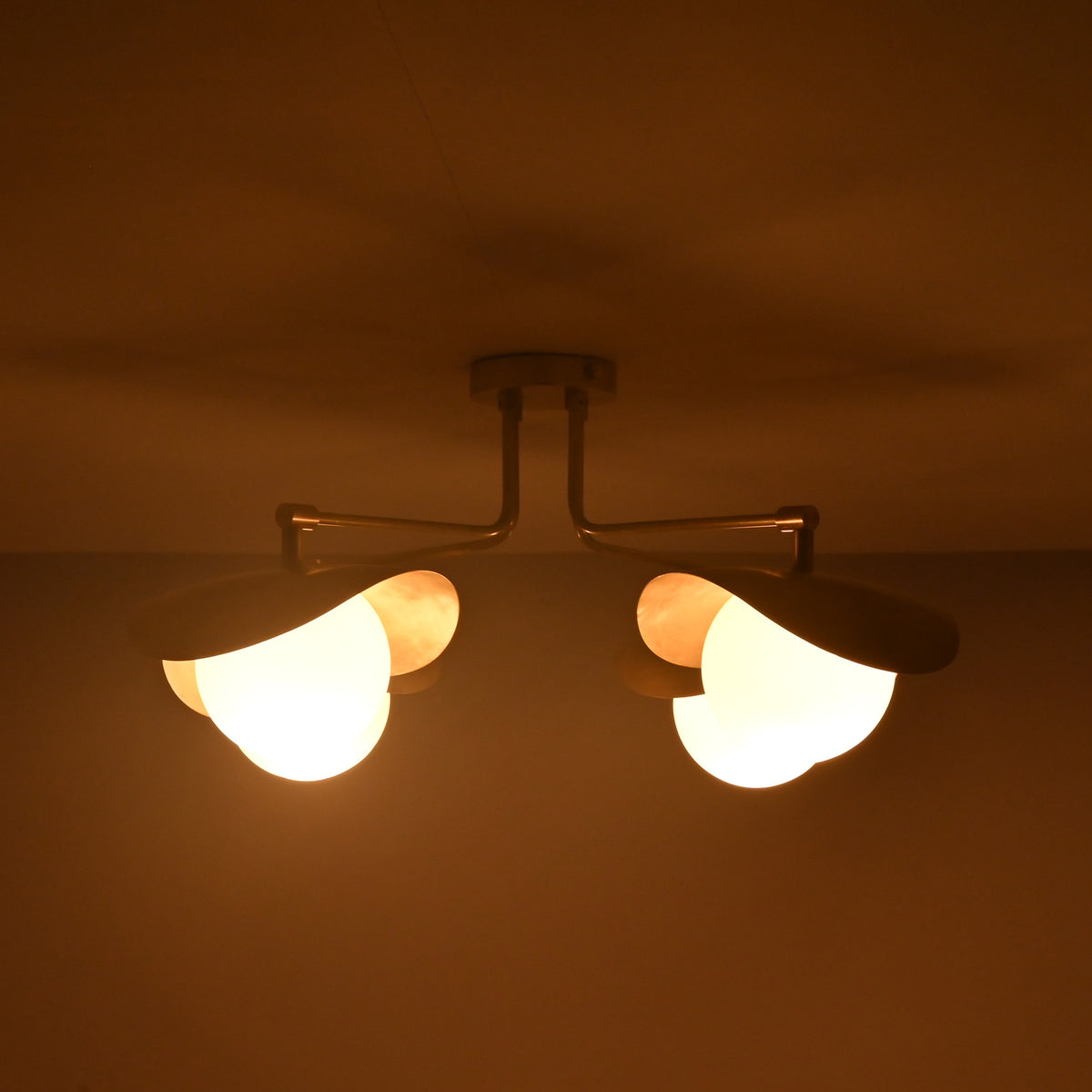 Barcelona Halo - Flush Mount Chandelier - 4 Lights - 33139