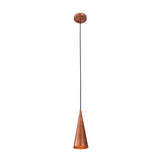 Hudson Modern Copper Cone Pendant Light – Single Light – 5 Inch – Model 33178