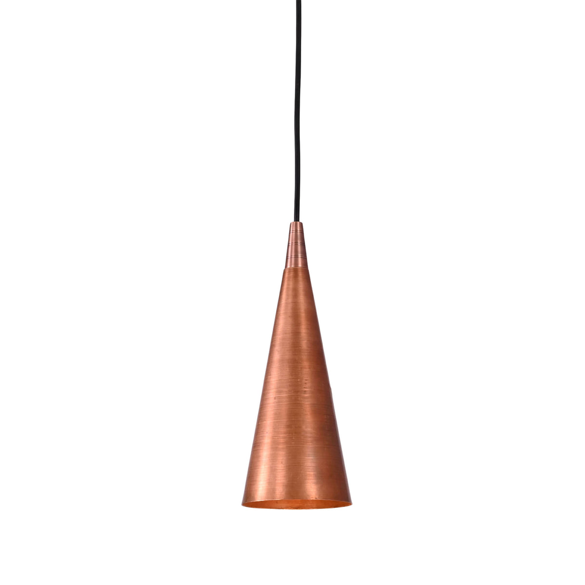 Hudson Modern Copper Cone Pendant Light – Single Light – 5 Inch – Model 33178
