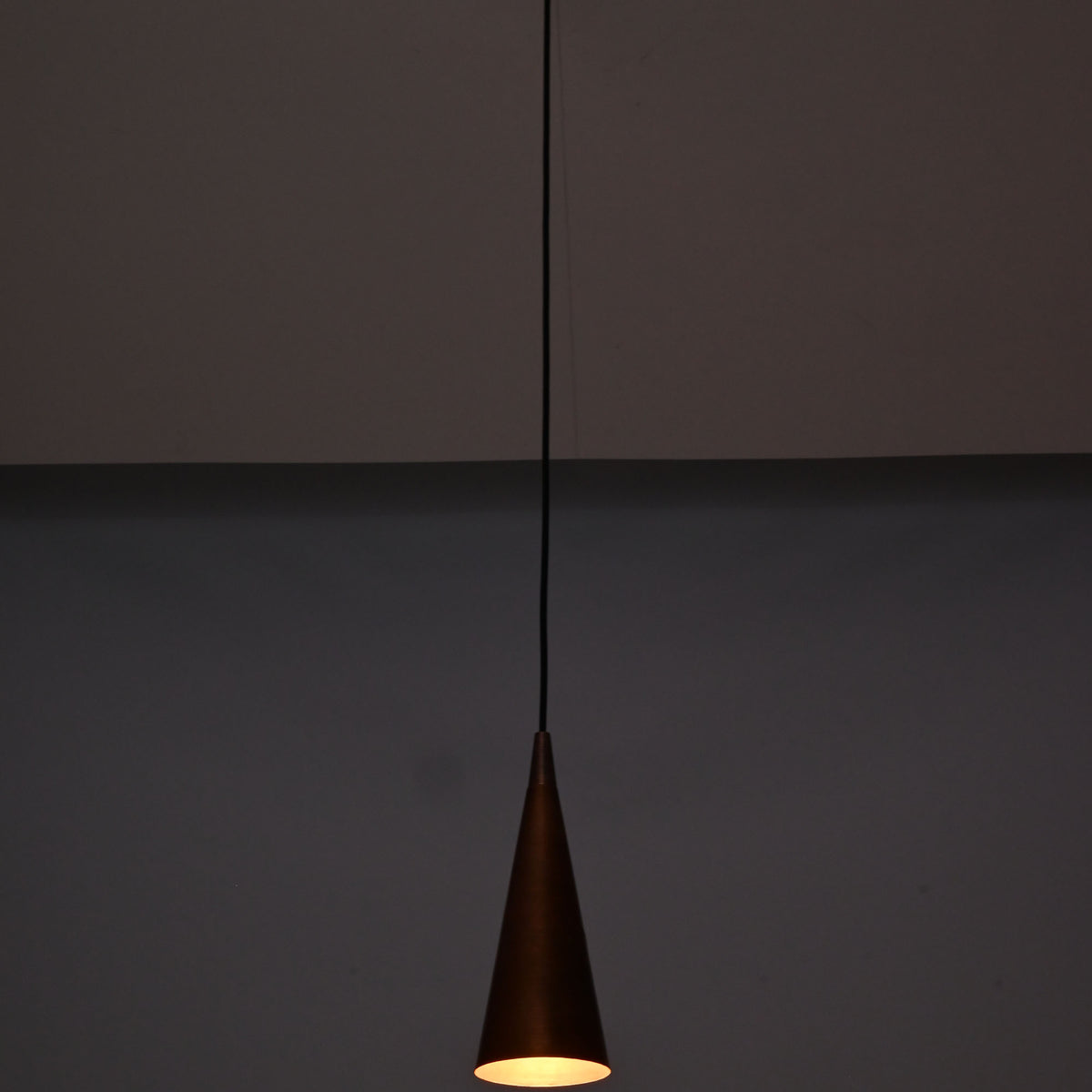 Hudson Modern Copper Cone Pendant Light – Single Light – 5 Inch – Model 33178