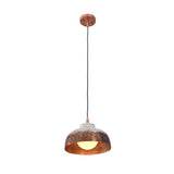 Luna Artisan Hammered Copper Pendant Light – 12 Inch – Model 33203