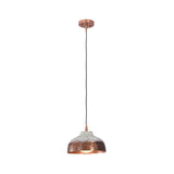 Luna Artisan Hammered Copper Pendant Light – 12 Inch – Model 33203