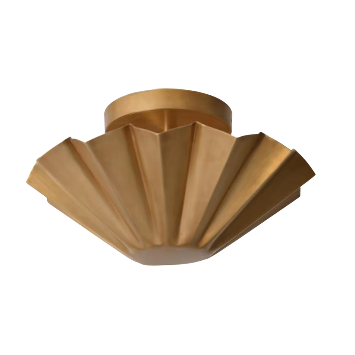 Aurora Fluted Petal Flush Mount Ceiling Light – 12 Inch – Model 33210