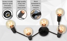 Geometric Modern Brass Wall Sconce | Customizable Designer Accent Lighting Fixture - 32520