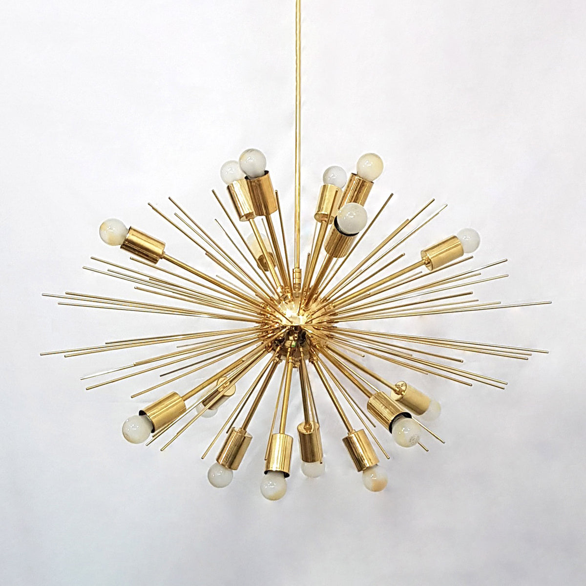Industrial Brass Made, Brass Urchin Chandelier Lamp, Sputnik Ceiling Light, Brass Premium Modern Urchin Designer Light, Made of Brass, Decorative Light Fixture