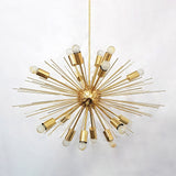 Industrial Brass Made, Brass Urchin Chandelier Lamp, Sputnik Ceiling Light, Brass Premium Modern Urchin Designer Light, Made of Brass, Decorative Light Fixture