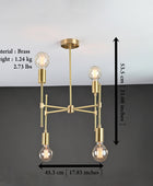 4 Arms Pendant Lamp 18