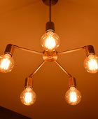 5 Arms Brass Sputnik Chandelier 15