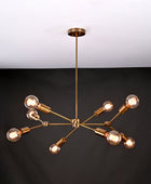 8 Arms Brass Sputnik Chandelier 27