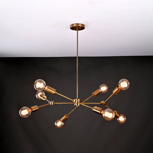 8 Arms Brass Sputnik Chandelier 27