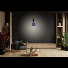 Mid-Century Diabolo Style Swing Arm Wall Sconce | Customizable 28