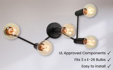 Geometric Modern Brass Wall Sconce | Customizable Designer Accent Lighting Fixture - 32520