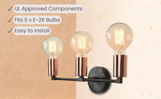 Customizable Mid-Century Brass Wall Sconce | Sleek Modern Design for Stylish Interior Spaces - 32515