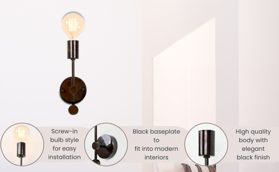 Vintage Minimalist Brass Wall Sconce | Customizable Vertical Light Fixture for Chic Interiors - 32534