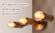 Modern Minimalist Brass Wall Sconce | Customizable Slim Profile Accent Light Fixture - 32518